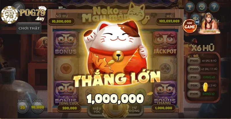 Neko May Mắn Tại Pog79 – Trải Nghiệm Giải Trí Đỉnh Cao